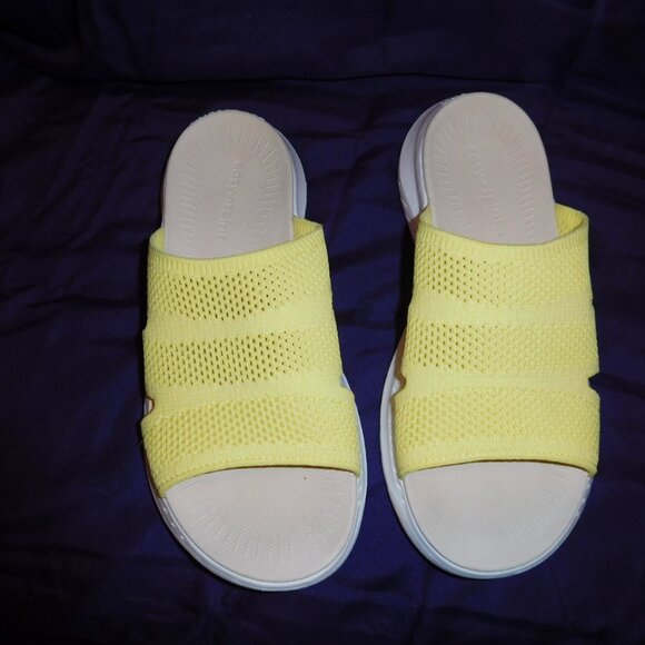 9m easy Spirit yellow slide on sandals Deion sport slides - Picture 2 of 10
